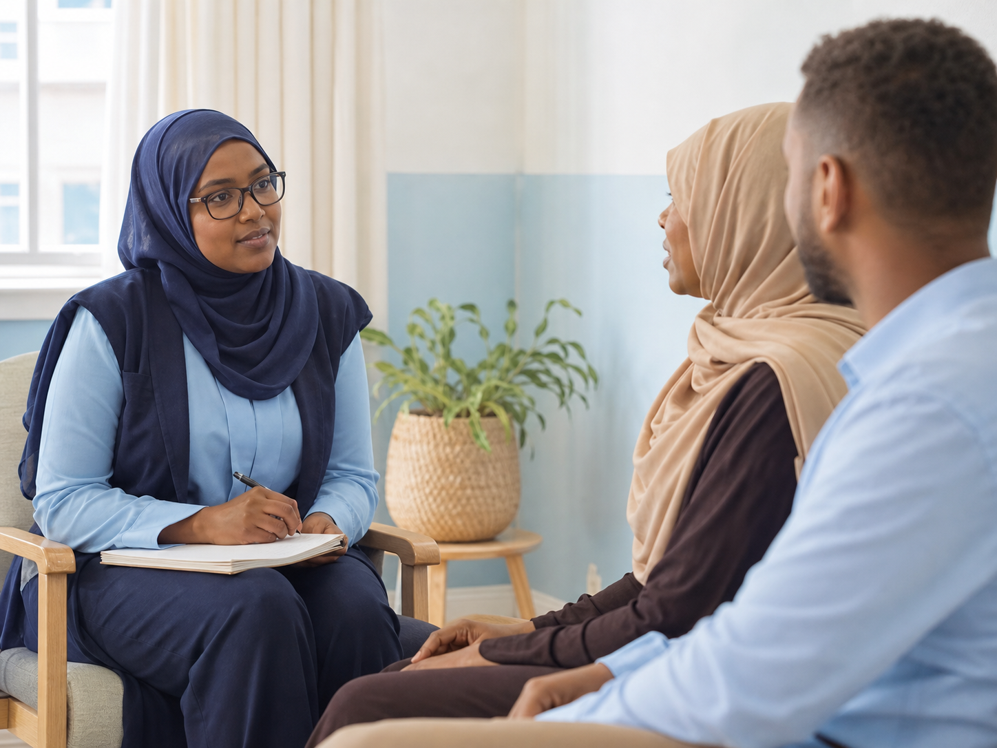 SHIA public-health professional meeting with community members